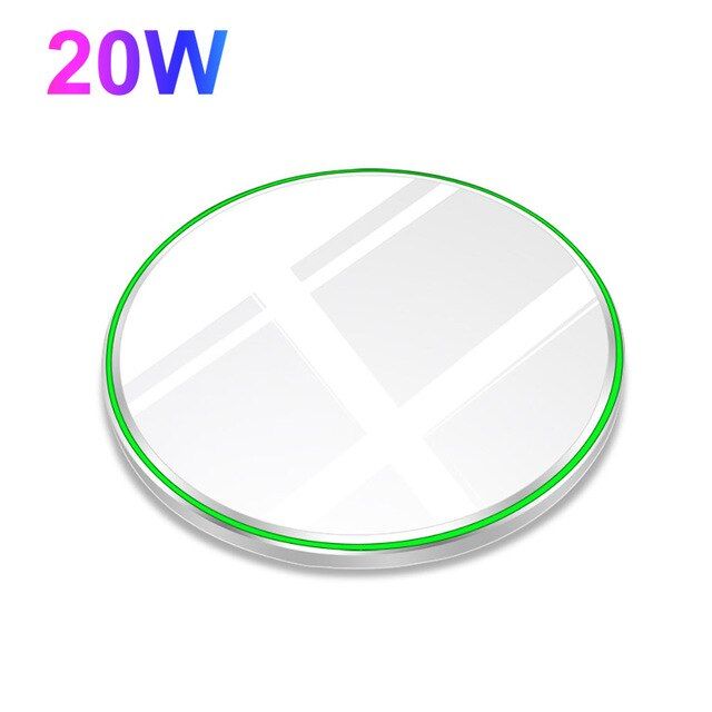 30W Wireless Charger For iPhone 12 11 Pro Max XS X XR 8 Plus Type C Induction Qi Fast Charging Pad for Samsung S21 Xiao11