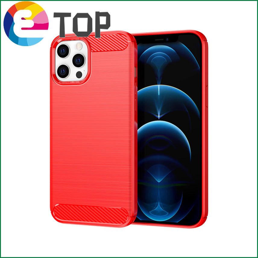 【ETOP】Suitable for Apple For Iphone12 mobile phone shell For Iphone12Pro/Max/mini brushed protective sleeve soft shell cover