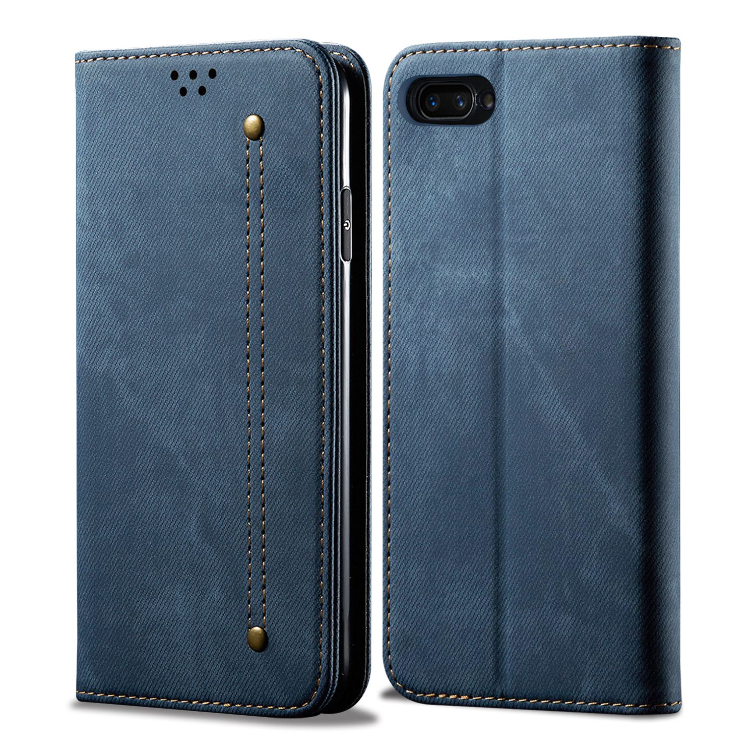 For OPPO A5 A3S  Retro Style Magnet Flip Leather Protective Case with Stand Card Slots Casing