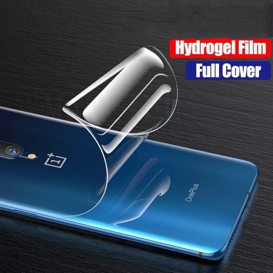 For Oneplus 7 Pro   Back Side Poly - Transparent and Rubber