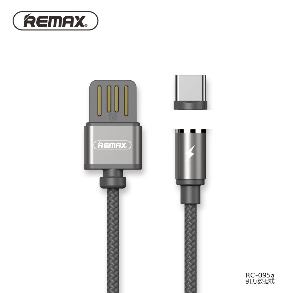 RC-095a Gravity Series Magnetic Cable For USB Type-C - ★Silver★