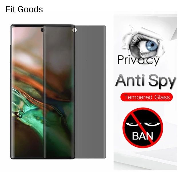 Samsung Galaxy s8/s8+/s9/S10/s10+/s20/s20+s20 ultra/s21/s21+/s21 ultra/note 10/OnePlus 7pro/OnePlus 8/OnePlus 8T/OnePlus 8 Pro/OnePlus 9 UV Liquid 3D Curved Privacy Full Glue Tempered Glass Screen Protector