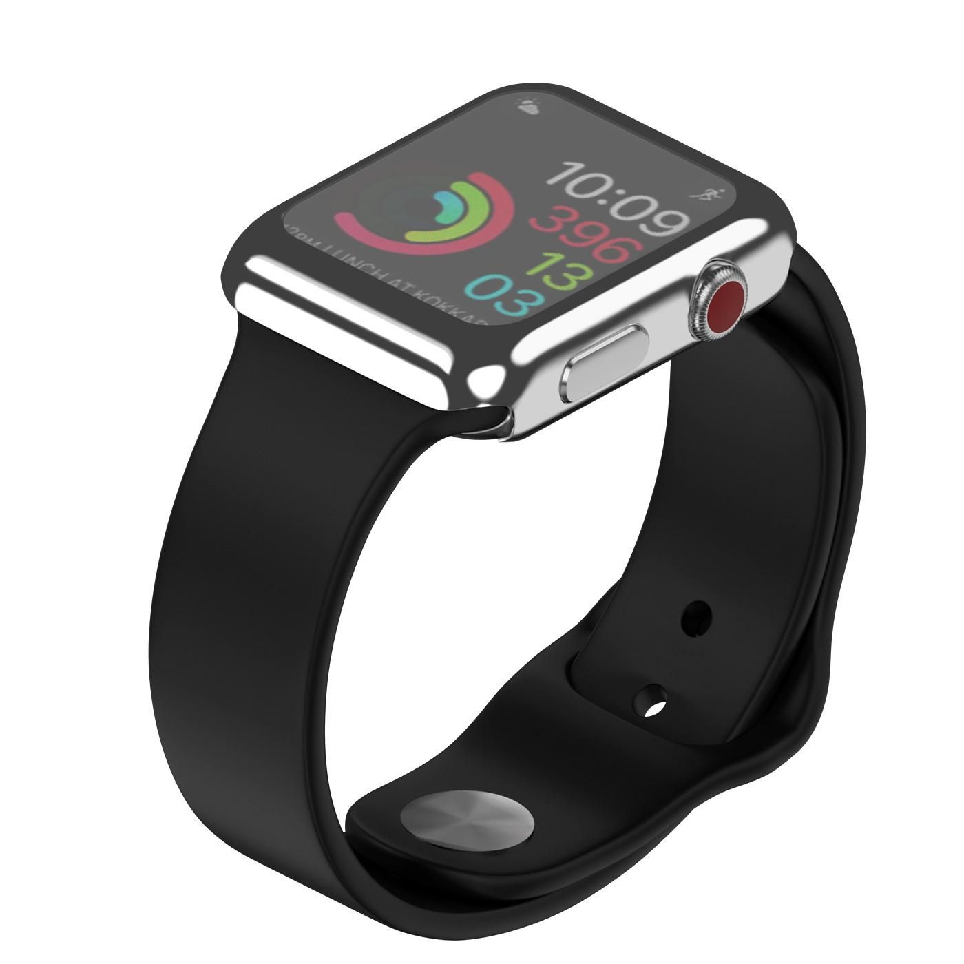 Bakeey Plating Watch Protective Case For Apple Watch Series 2/Series 3 -42mm - 42mm Silver