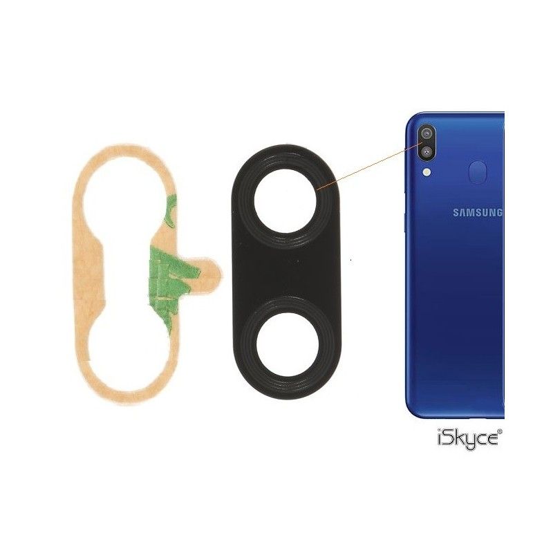 for SAMSUNG Galaxy M20 Camera Main Glass Replacement Glass Slide, Glass Replacement Replace Objective Lens BACK Camera Rear Camera