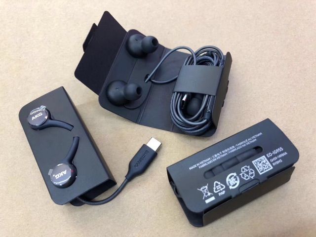 S10 Plus Type-C Dual Driver Wired Headphones for Galaxy S10/S10+/S9/S8/A70/A50/A50s/Note8/Galaxy Note 10+ Plus