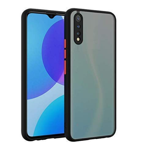 For Xiaomi Mi A3 / Mi CC9e - Luxury Matte Shockproof Camera Bumper Protective Smoky Transparent Trendy Stylish Back Cover Case