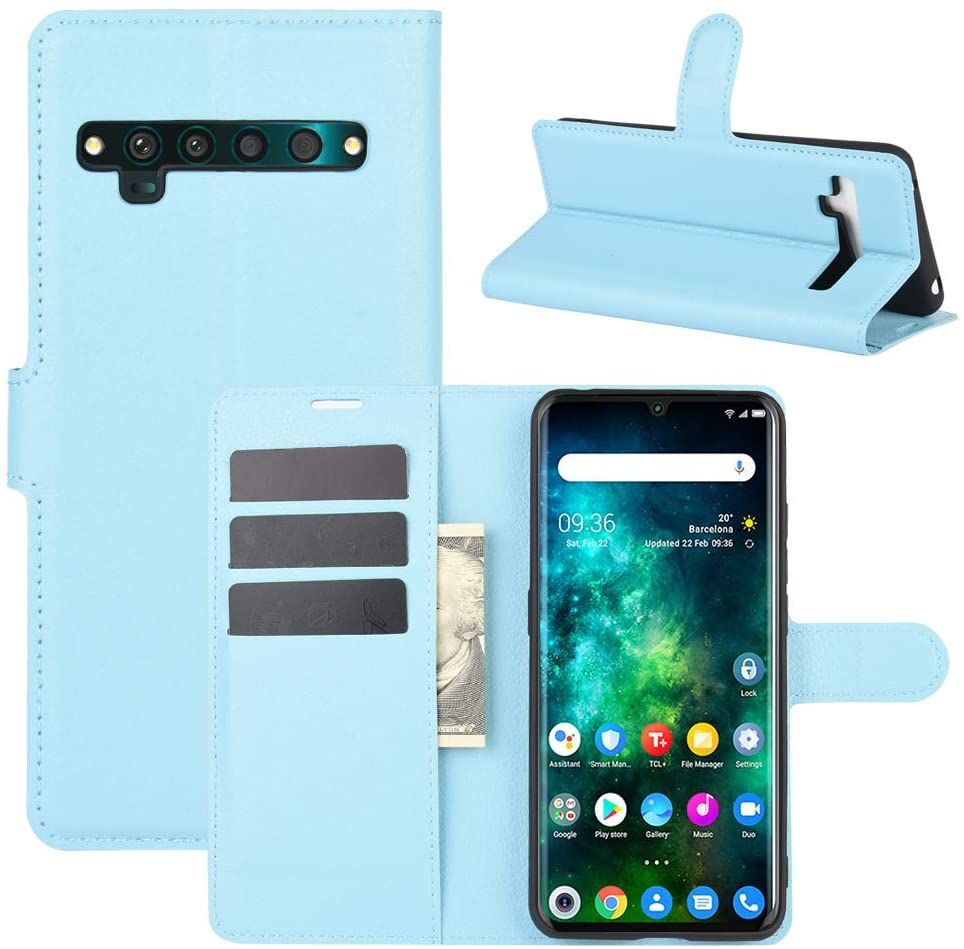 for TCL 10 Pro Case, PU Leather with Card Holder Case Wallet Flip with Stand Cover Protective Shell for TCL 10 Pro Phone case