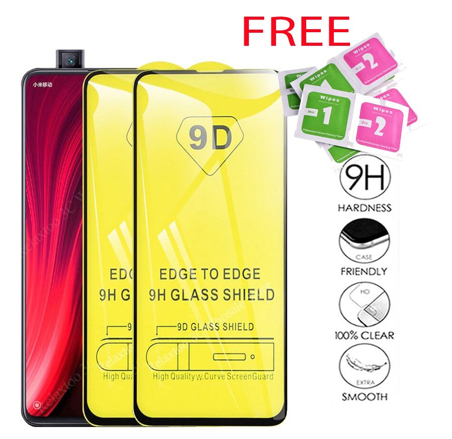 For Xiaomi Poco X3 NFC/ X3/ M2 / M2 PRO/ M3 / F2 /F2 PRO / C3 / F 1 /X 2 / X3 PRO Glass Screen Protector Full Cover Xiomi Pocophone Pock Little Protective Glass Poco F2 Pro Film