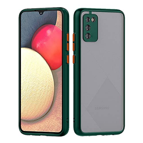 Samsung Galaxy A02s / M02s / F02s - Luxury Matte Shockproof Camera Bumper Protective Smoky Transparent Trendy Stylish Back Cover Case