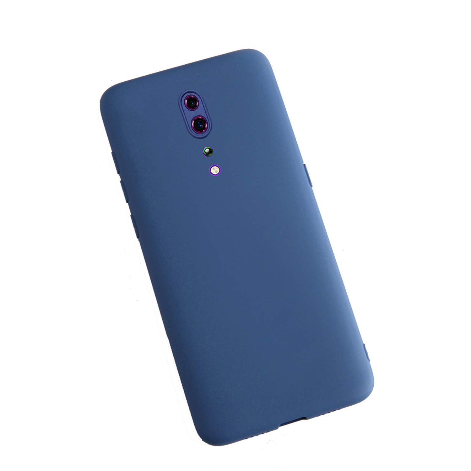 For OPPO Reno Z Case Back Cover Luxury Liquid Silicone Solid Color Protective Phone Cover Case