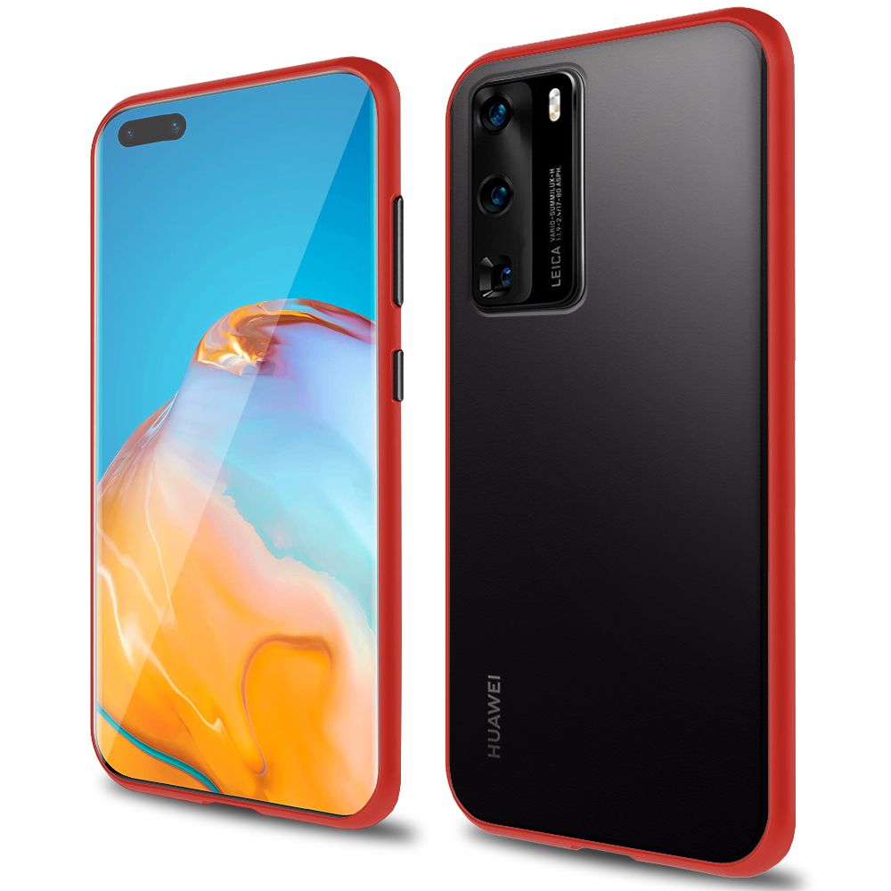 Shockproof Matte Transparent Case For Huawei P40 Phone Case Hard Silicone Bumper Cover