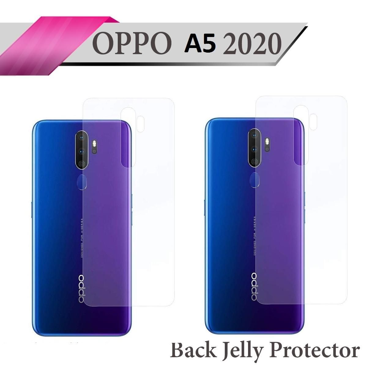 For Oppo A5 2020 Transparent Back Protector Clear poly
