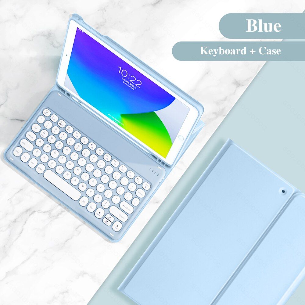 Case with Keyboard for iPad Air 4, iPad Pro 11 2021, iPad 9th 8th Generation and Case for 10.2 10â2 Air 2 1 Air 3 10.5