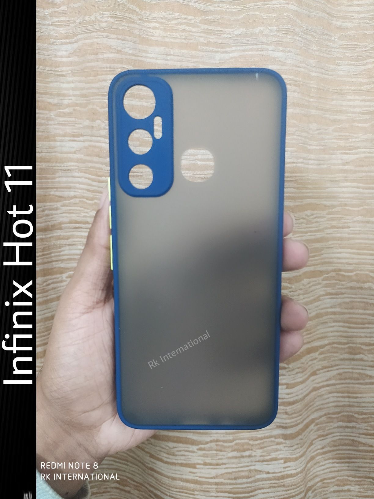 Camera Protection Matte Finish Smoke Case Back Cover FOR Infinix Hot 11