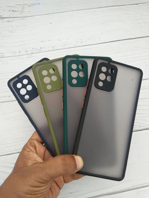 Realme 8 / Realme 8 Pro Matte Translucent Shockproof Back Cover