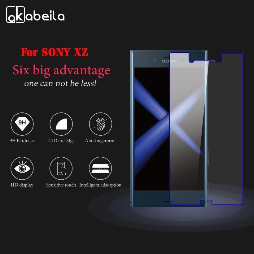 2PCS Tempered Glass For Sony Xperia XZ Dual F8332 F8331 Sony PS30 XZS G8232 G8231 XR F833X