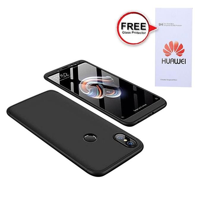 Huawei P20 Lite 360 Degree Phone Case with Free Glass Protector