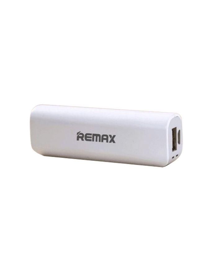 Mini Tube 2600mAh Power Bank External Charger USB 5V 1A Port White - White