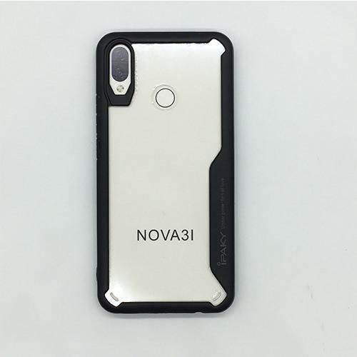 Bumper Protective Transparent Case for Huawei Nova 3i - Black