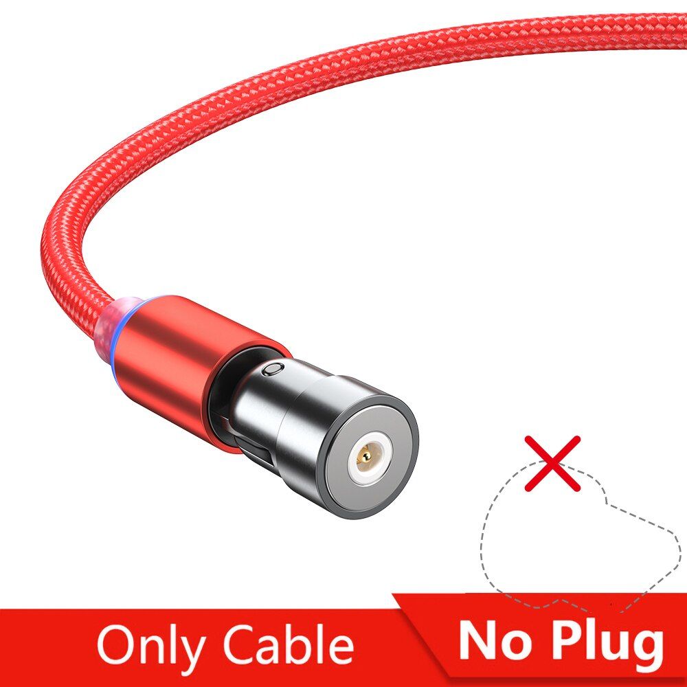 540 Rotate Magnetic Cable Fast Charging Micro USB Type C Magnet Charger Cable For iPhone 11 Samsung Mobile Phone USBC Wire Cord