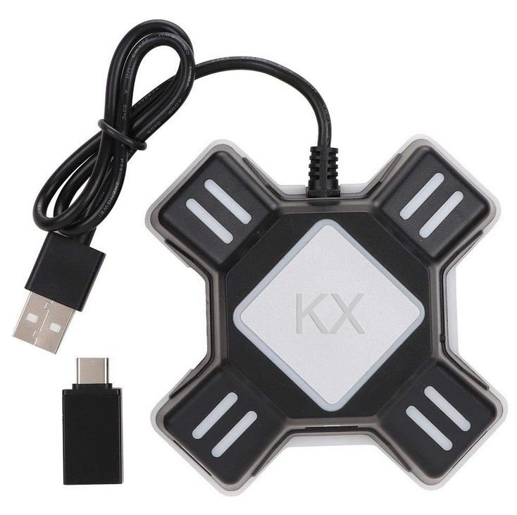 Yfashion Keyboard Mouse Adapter amepad Controller Converter For SWITCH, OX ONE, PS4 PS3 ame Accessories
