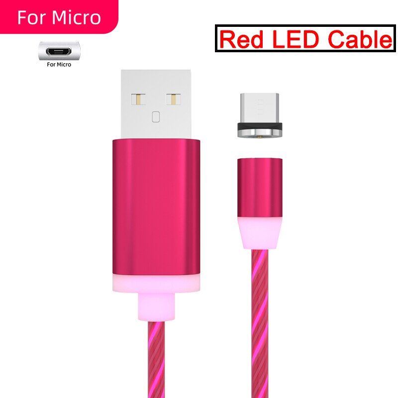 Magnetic 2.4A Micro USB Cable USB Magnetic Charger Micro Cable Android Phones Bylon USB Cable for Samsung Huawei Meizu HTC