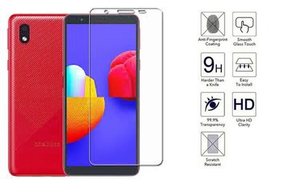 Samsung Galaxy A01 Core Tempered Glass Screen Protector 2.5D 0.33mm 9H -Transparent