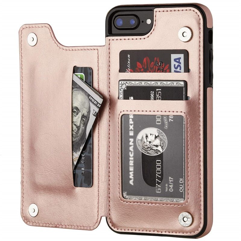 Retro PU Flip Leather Case For iPhone 13 12 11 Pro Max XS Multi Card Holder Phone Cases For iPhone X 6 6S 7 8 Plus SE2022 Cover