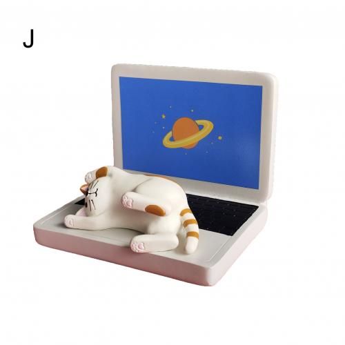 Cat Tatami Astronaut Toast Mini Doll Phone Holder DIY Handmade Craft Decor Toy for Tablet PC Smartphone Desktop Stand Gift