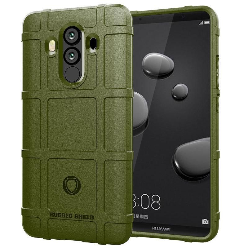 Rugged Shield Silicone Case For Huawei Mate 10 Pro  Cases Military Heavy Duty Protect Phone Cover