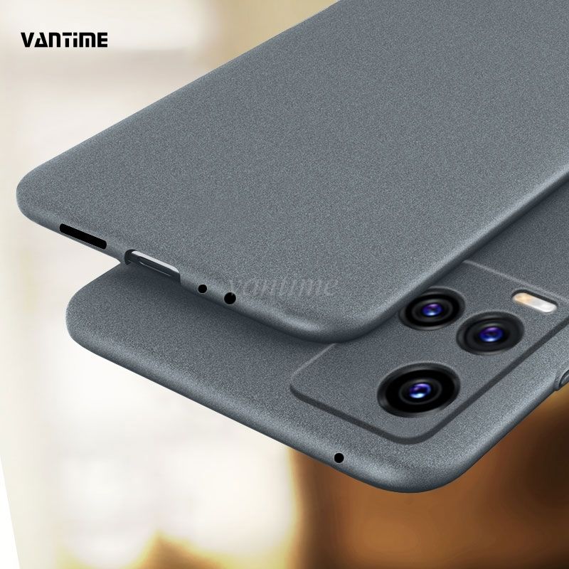Vantime for Vivo Y33S / Vivo Y21 / Y21T Case Soft Sandstone Slim Matte Cover