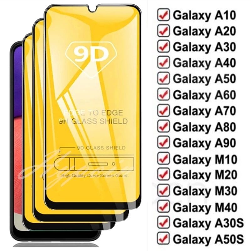 9D Screen Protector For Samsung A Series A10 to A50 M10 to M50