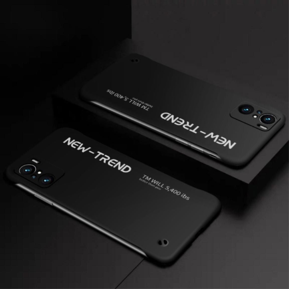 Case For Xiaomi Redmi K40 Casing Borderless Hard Shell Phone Case Trendy Fashion All Inclusive Pc Hard Case Back Cover Simple Frosted Phone Case