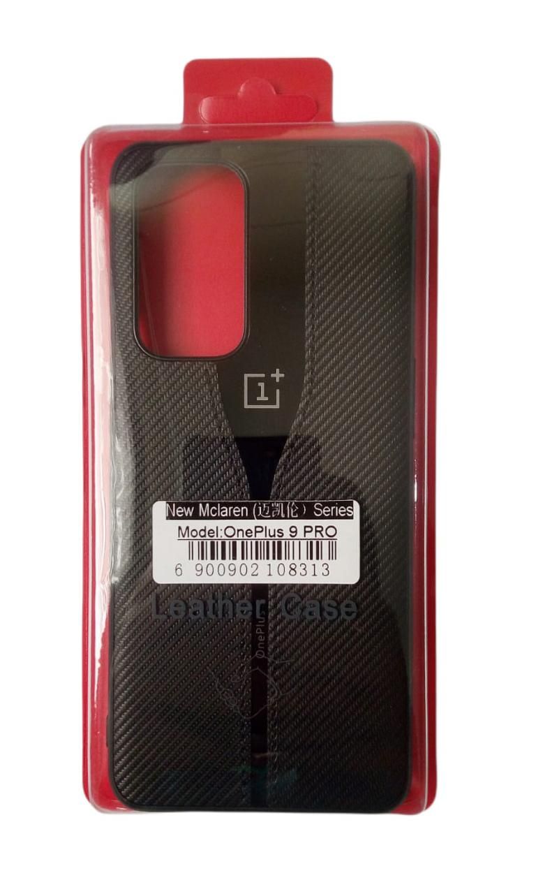 For Oneplus 9 Pro Luxury New Mclaren Series Fashionable Leather Carbon Phone Cover For Oneplus 9 Pro - Phone Back Cover
