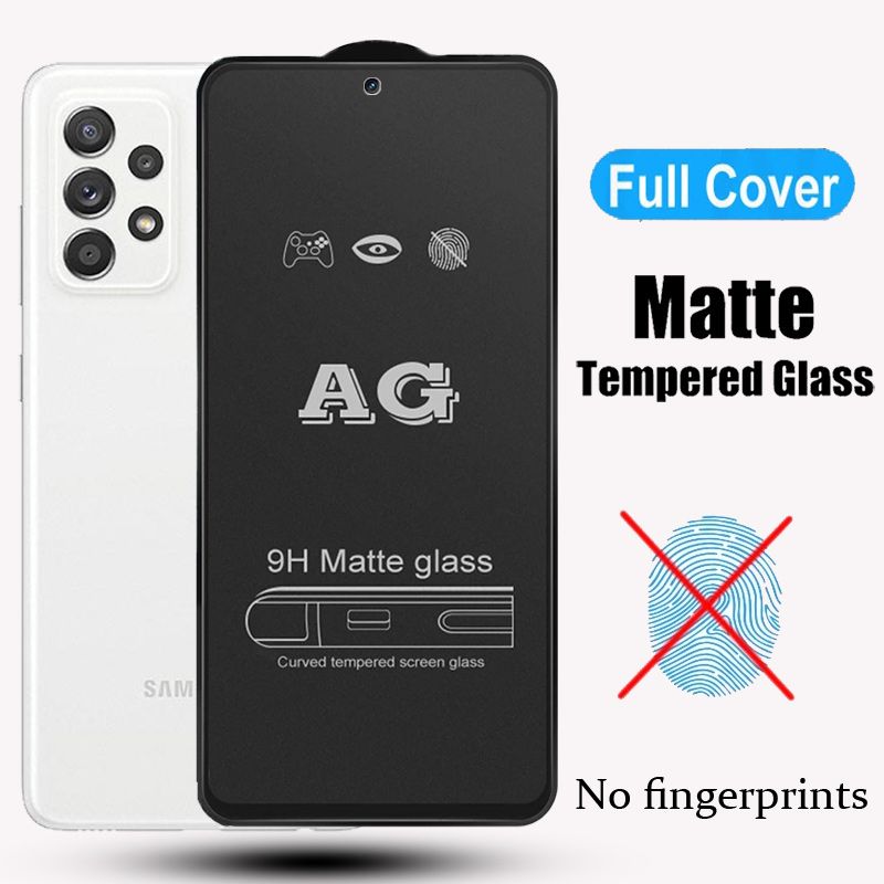 For Samsung Galaxy A32 4G Premium 9D AG Matte Tempered Glass Screen Protector (Full Display Covered)