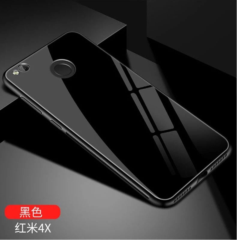 Premium Quality Back Cover Glass Case For Xiaomi Redmi 4X