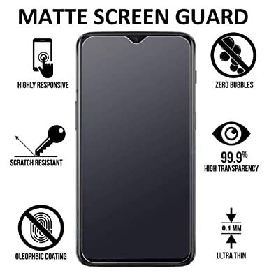 For Oppo A12 Ceramic Matte Finished Tempered Glass Screen Protector - Clear