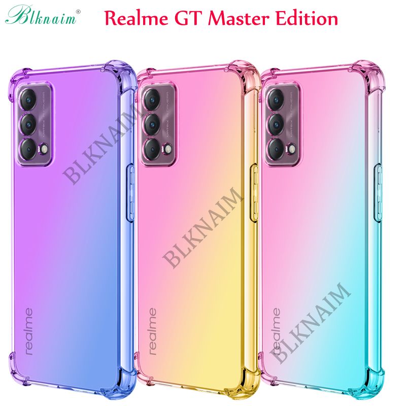BLKNAIM Phone case For Realme GT Master Edition case Gradient Four corners Anti-fall TPU phone case for Realme GT Master Edition case cover