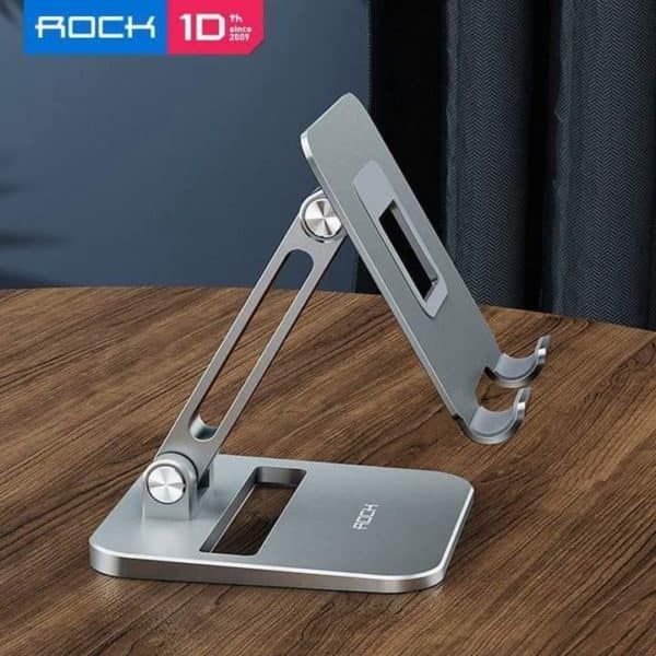 ROCK Metal Tablet Stand Adjustable Foldable Phone Holder