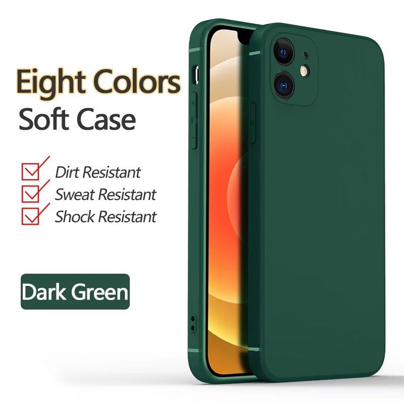 Olige Case For Redmi 10 9A 9C 9T Note 10 9 9s 8 7 6 Pro Liquid Silicone Candy Color Lens Protector Shockproof Soft Phone Back Cover 1