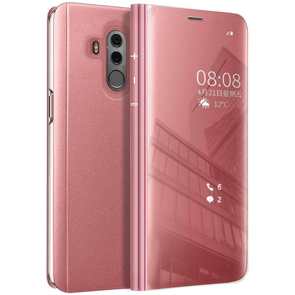 Smart Mirror Flip Phone Case For Huawei Mate 10 Pro View PU Leather Stand Protective Cover