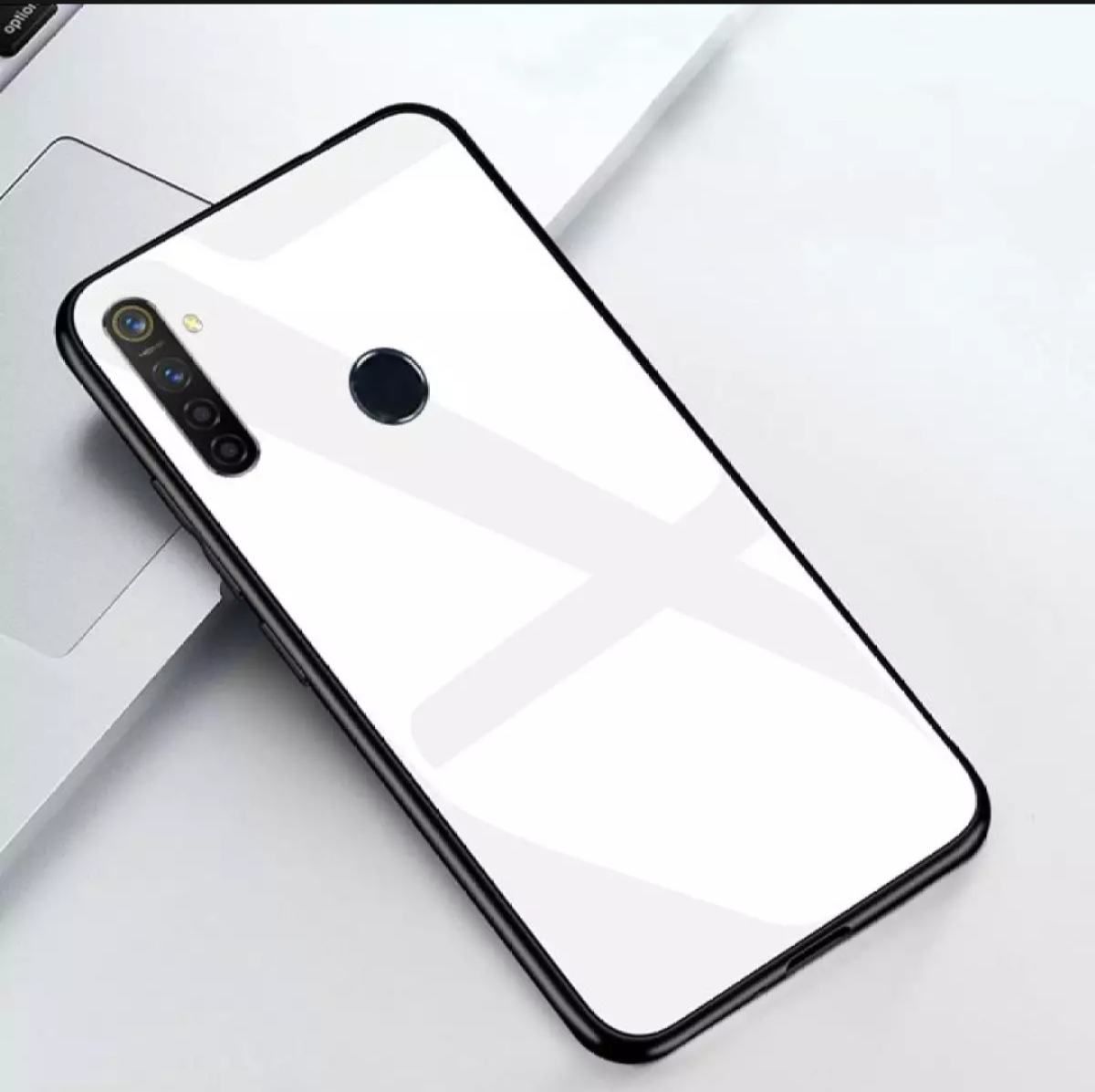 Realme 5 / Realme 5i / Realme 5s - f HONG KONG DESIGN Scratchproof Tempered Glass Cover Case