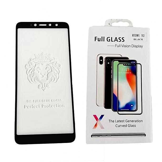 5D Tempered Glass Screen Protector for Redmi S2