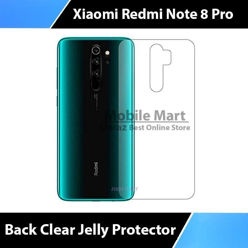 Xiaomi redmi note 8 pro এর জন্য হাইড্রোজেল ব্যাক পলি-স্বচ্ছ