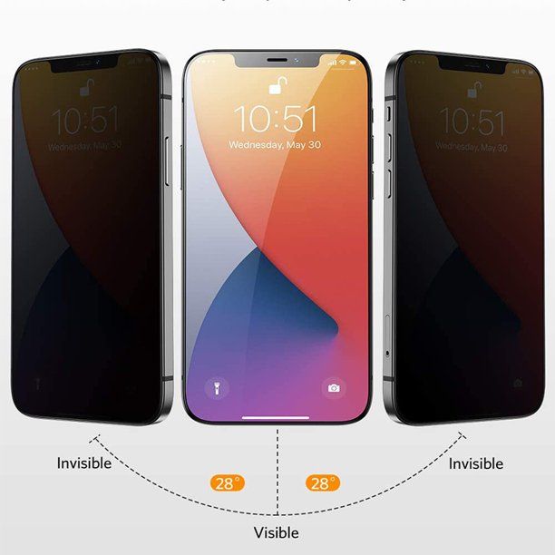 For iPhone  13 pro max/13 pro/13/13 mini /12 PRO MAX /12 pro/12/12 mini/ 11 pro max/11 pro /11/Xs max/Xs/X/Xr  privacy  Hardness Tempered Glass Screen Protectors