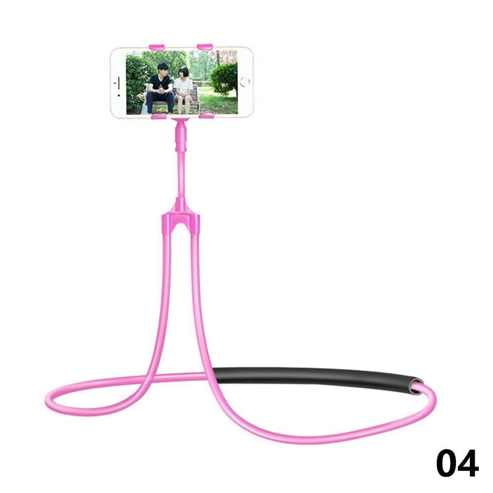 Flexible Mobile Phone Holder Hanging Neck Lazy Necklace Bracket Bed 360 Degree Phones Holder Stand For iPhone Android