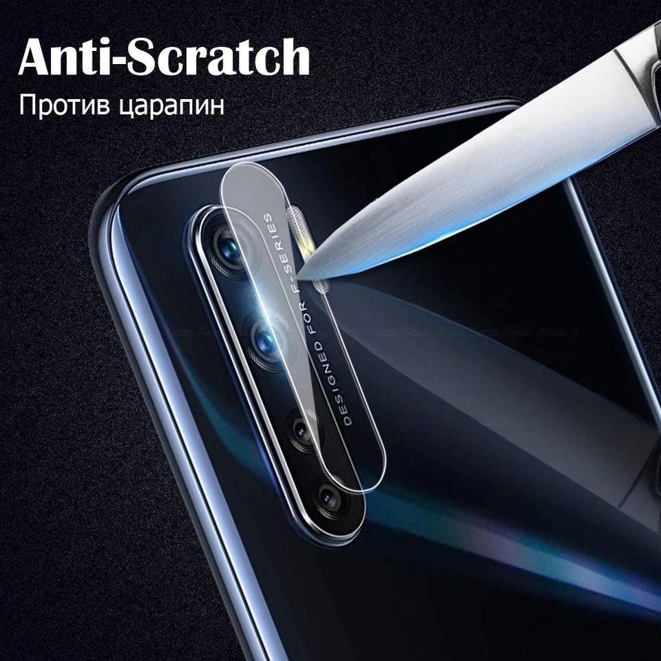 Oppo F15 Tempered Glass Film Tempered Glass Back Camera Lens Film for Oppo A91 Camera Protectors