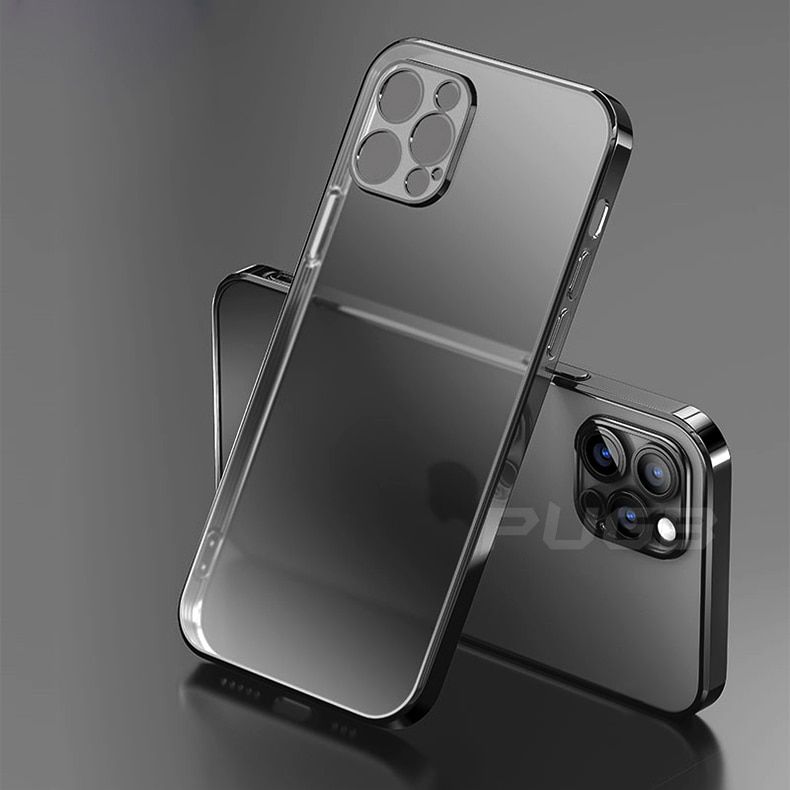 Luxury Matte Transparent Shockproof Case for iPhone 11 12 13 Pro Max Mini XR X XS 7 8 Plus SE 2 Silicone Anti Fingerprint Cover