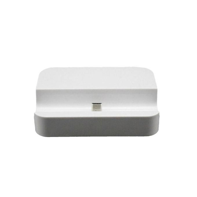 Universal Micro USB Charger Charging Dock Station - White