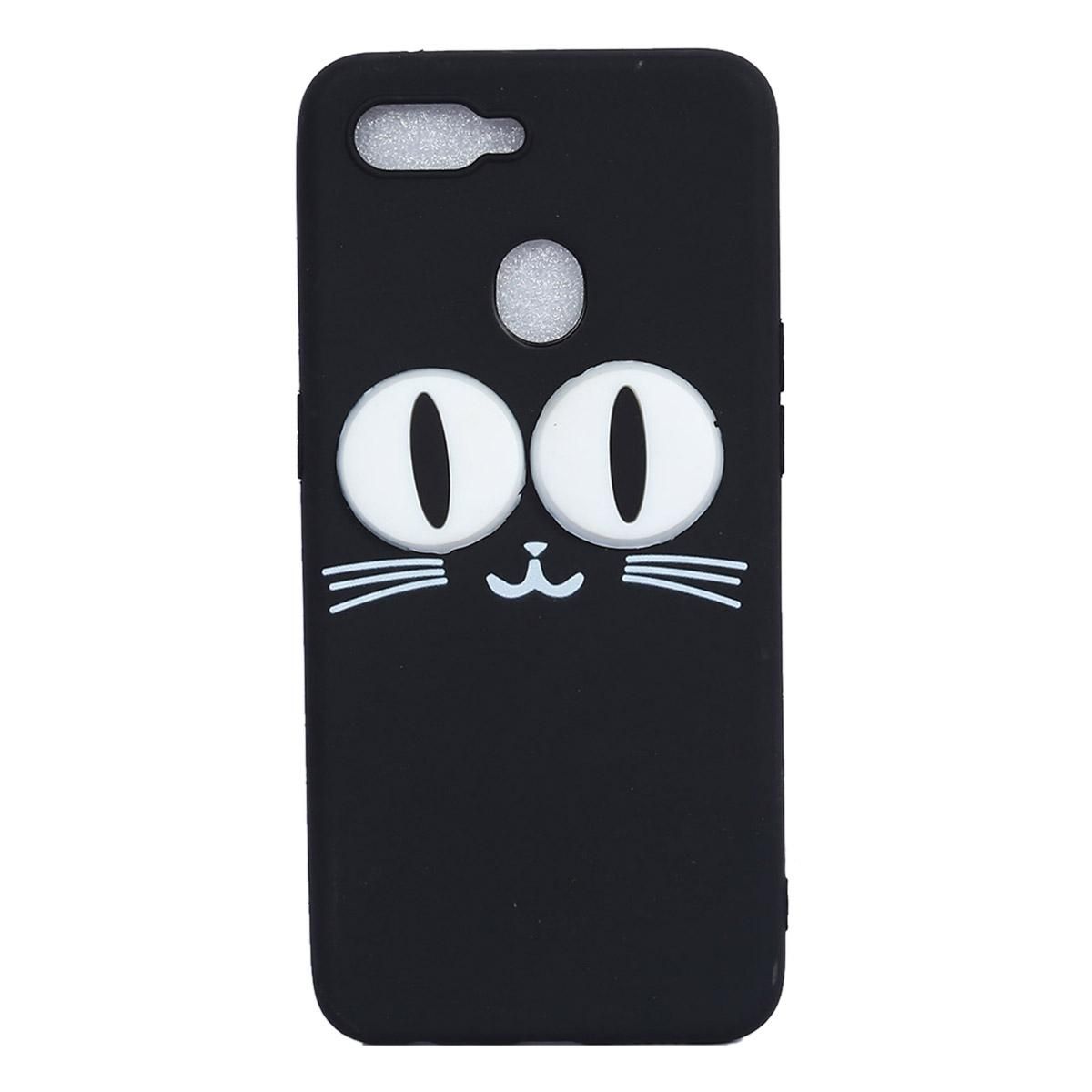Back Cover For Oppo F9 - Black